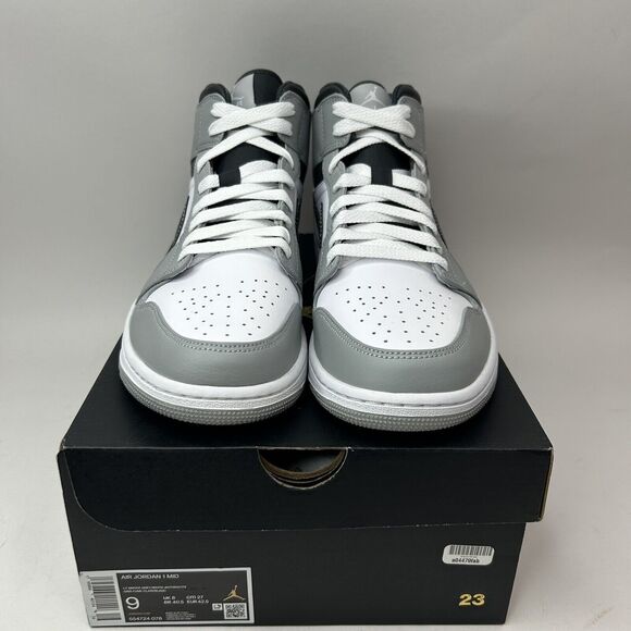 Nike Air Jordan 1 Mid “Light Smoke Grey/Anthracite” 2023 - Picture 2 of 5